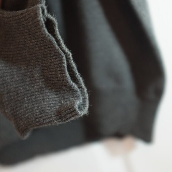 Pierre Cardin Grey Cotton-Cashmere Blend Knit Sweater size M - Picture 5 of 8